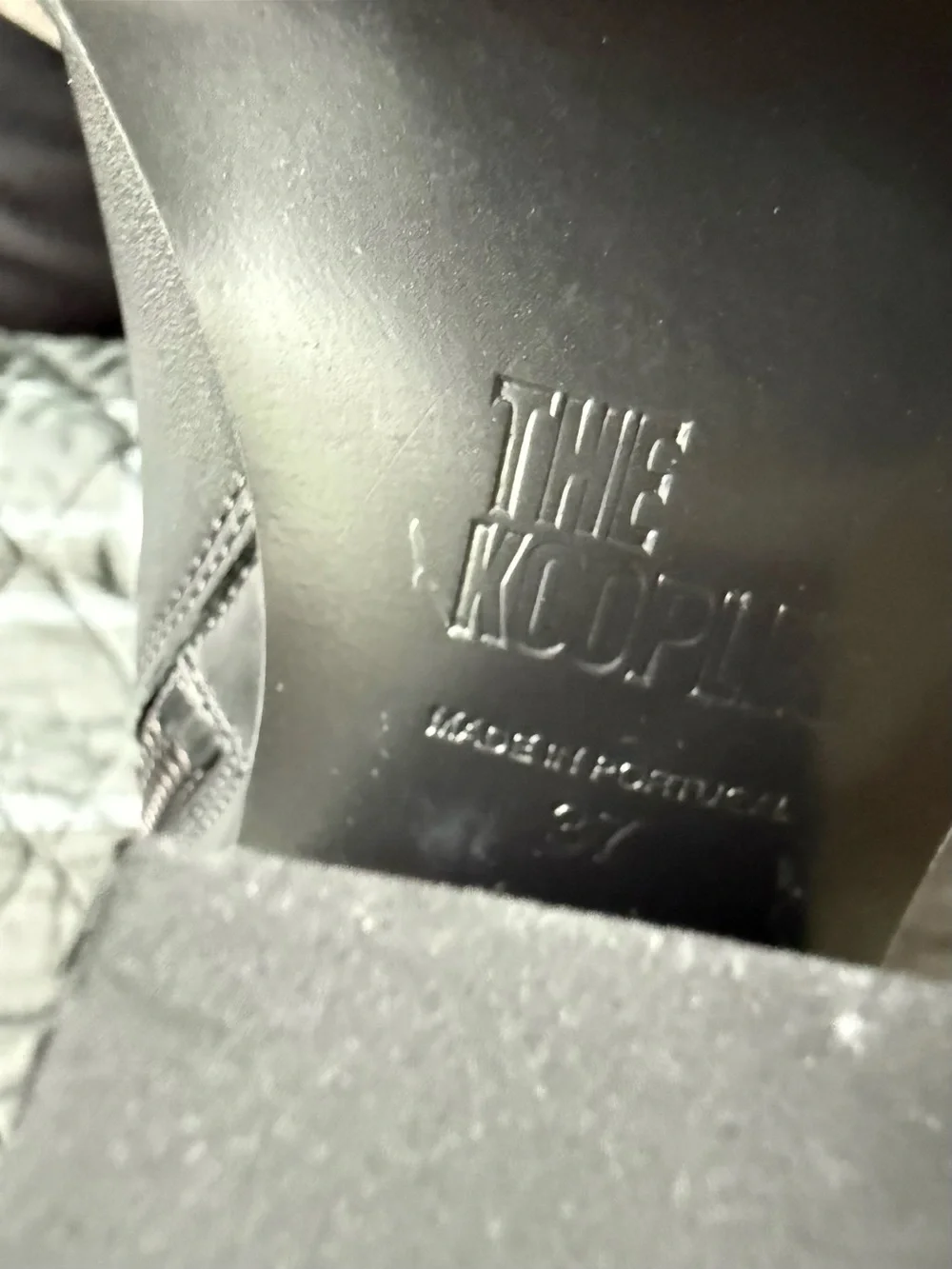The Kooples Western Leather Heeled Side Zip Ankle Boot NIB Sz FR 37 $475 US 6